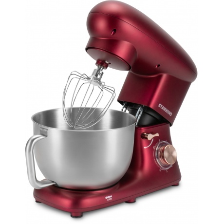 Миксер планетарный Starwind SPM7170 1900Вт гранатовый - фото 24