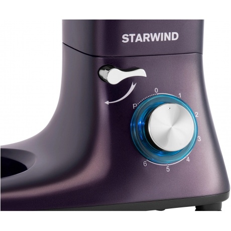 Миксер планетарный Starwind SPM7168 1900Вт ежевичный - фото 15