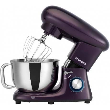Миксер планетарный Starwind SPM7168 1900Вт ежевичный - фото 3