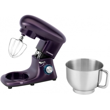 Миксер планетарный Starwind SPM7168 1900Вт ежевичный - фото 21