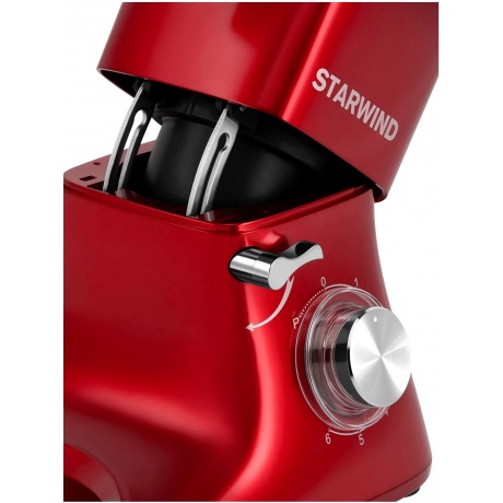 Миксер планетарный Starwind SPM7165 1900Вт красный - фото 2