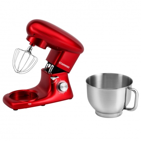 Миксер планетарный Starwind SPM7165 1900Вт красный - фото 11
