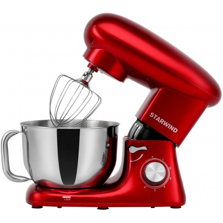 Миксер планетарный Starwind SPM7165 1900Вт красный - фото 3