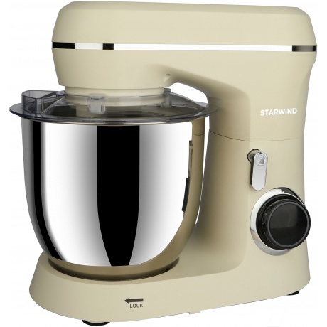 Миксер планетарный Starwind SPM6164 1300Вт бежевый - фото 3