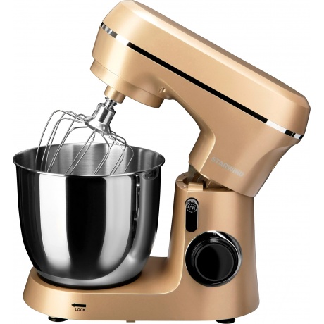 

Миксер планетарный Starwind SPM6163 1300Вт золотистый