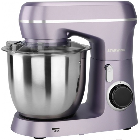 Миксер планетарный Starwind SPM6162 1300Вт лавандовый - фото 6