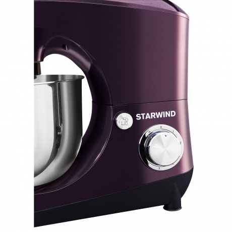 Миксер планетарный Starwind SPM5180 1300Вт ежевичный - фото 6