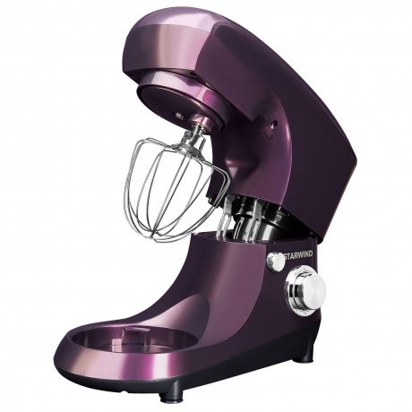 Миксер планетарный Starwind SPM5180 1300Вт ежевичный - фото 10