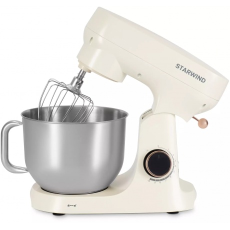 Миксер планетарный Starwind SPM4173 1800Вт кремовый - фото 3