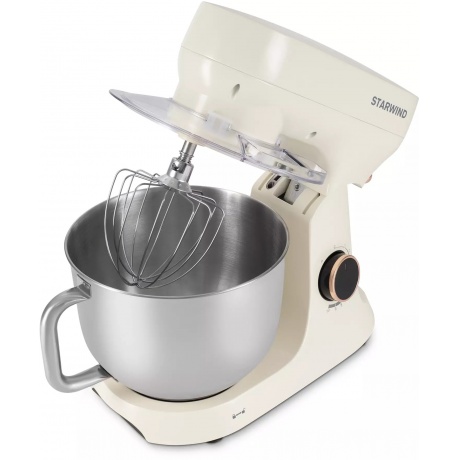 Миксер планетарный Starwind SPM4173 1800Вт кремовый - фото 8
