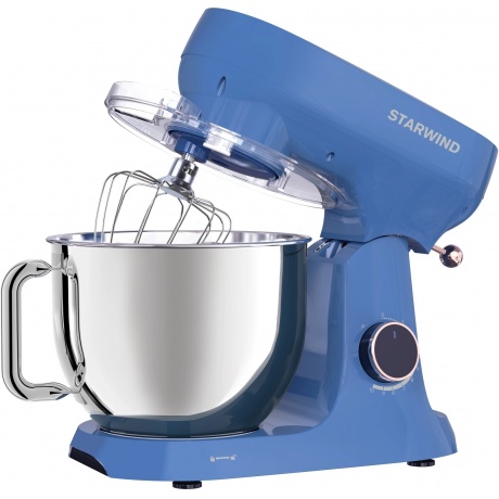 Миксер планетарный Starwind SPM4172 1800Вт васильковый - фото 2