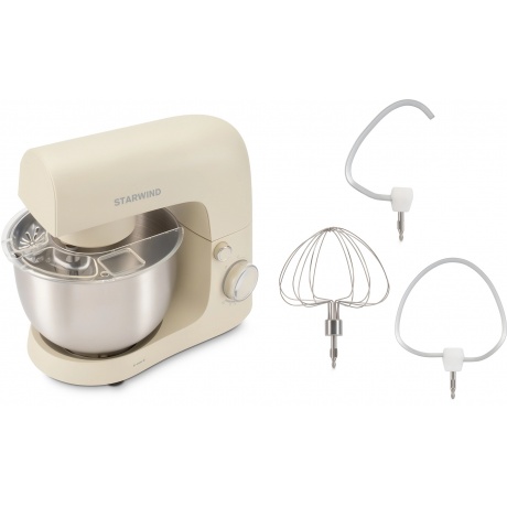 Миксер планетарный Starwind SPM2152 1500Вт кремовый - фото 14
