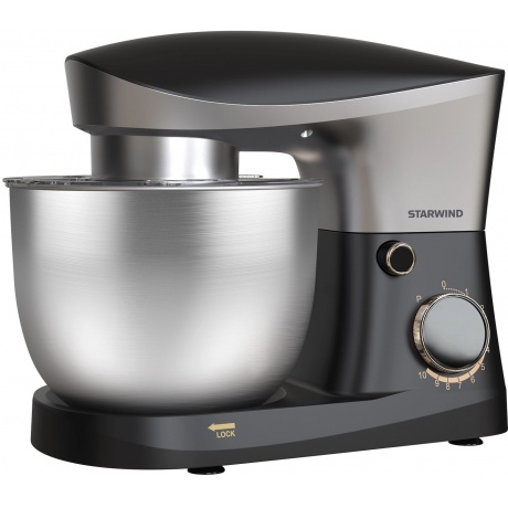 Миксер планетарный Starwind SPM2251 1500Вт черный/серебристый - фото 2