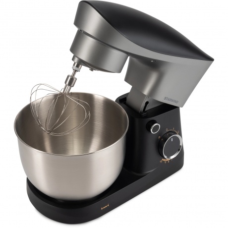 Миксер планетарный Starwind SPM2251 1500Вт черный/серебристый - фото 12