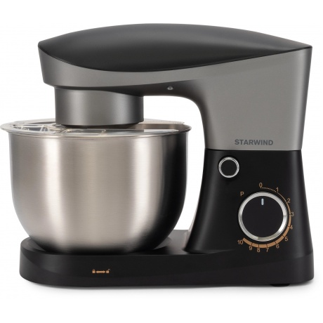 Миксер планетарный Starwind SPM2251 1500Вт черный/серебристый - фото 4