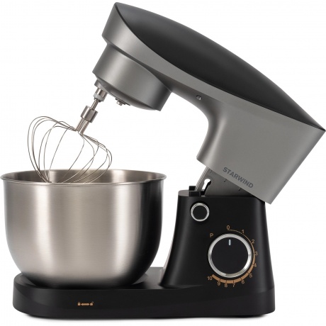 Миксер планетарный Starwind SPM2251 1500Вт черный/серебристый - фото 7