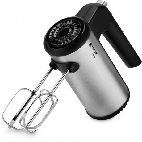 Миксер ручной Vitek VT-1411 Metropolis 700Вт серебристый/черный