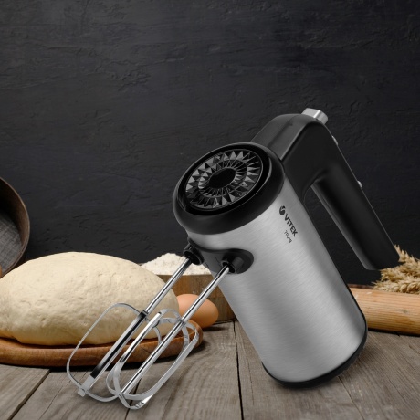 Миксер ручной Vitek VT-1411 Metropolis 700Вт серебристый/черный - фото 4
