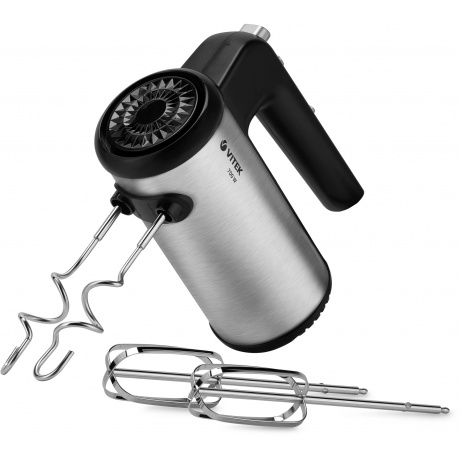 Миксер ручной Vitek VT-1411 Metropolis 700Вт серебристый/черный - фото 5