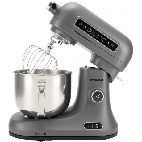 Миксер планетарный Hyundai HYM-S8551 1600Вт серебристый