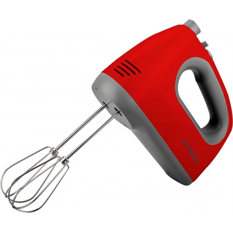 Миксер ручной Hyundai HYM-H4511 500Вт красный/серый - фото 1