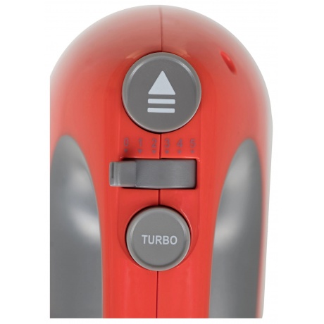 Миксер ручной Hyundai HYM-H4511 500Вт красный/серый - фото 5