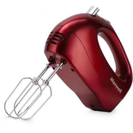 Миксер ручной Maxwell MW-1357 R 300Вт красный