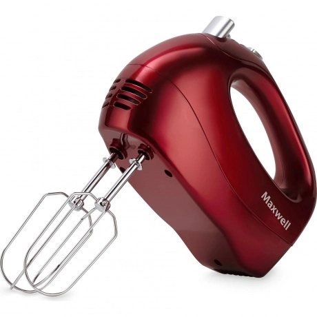 Миксер ручной Maxwell MW-1357 R 300Вт красный