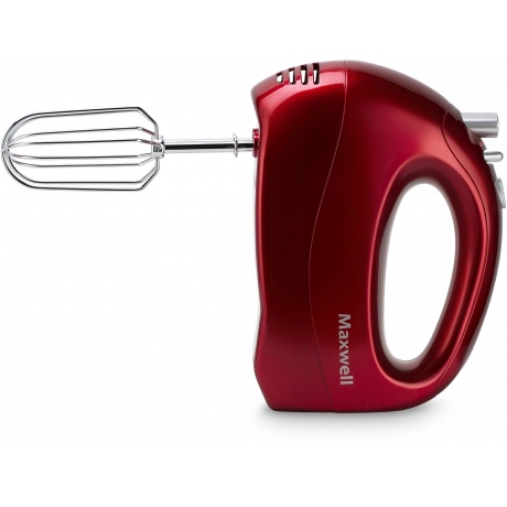 Миксер ручной Maxwell MW-1357 R 300Вт красный - фото 2