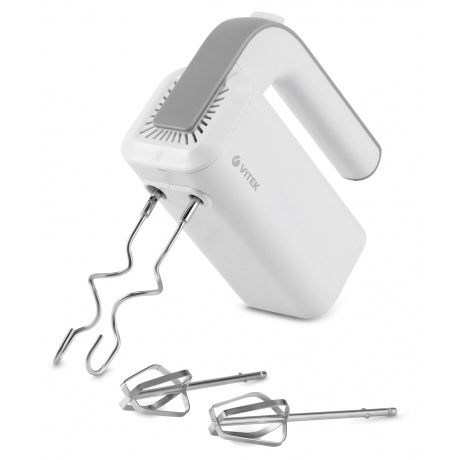 Миксер ручной Vitek VT-1420 400Вт белый/серебристый
