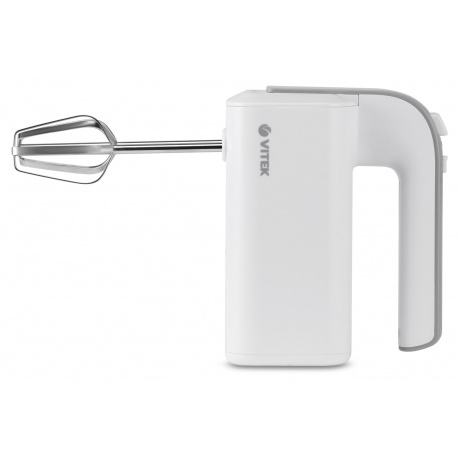 Миксер ручной Vitek VT-1420 400Вт белый/серебристый - фото 2