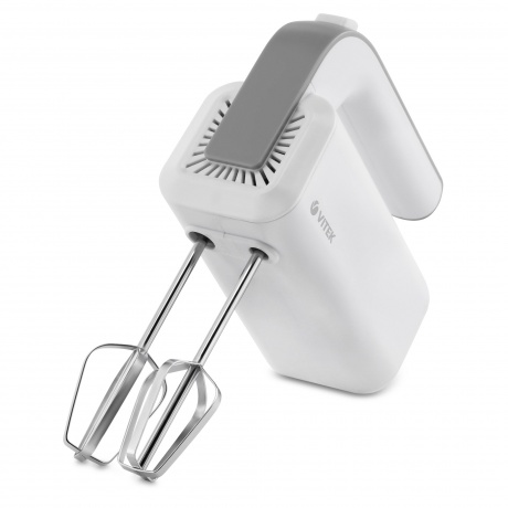 Миксер ручной Vitek VT-1420 400Вт белый/серебристый - фото 3