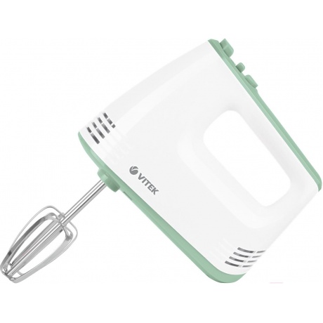 Миксер ручной Vitek VT-1405 400Вт белый/салатовый - фото 2