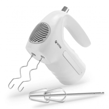 Миксер ручной Vitek VT-1495 400Вт белый - фото 5