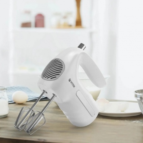 Миксер ручной Vitek VT-1495 400Вт белый - фото 9