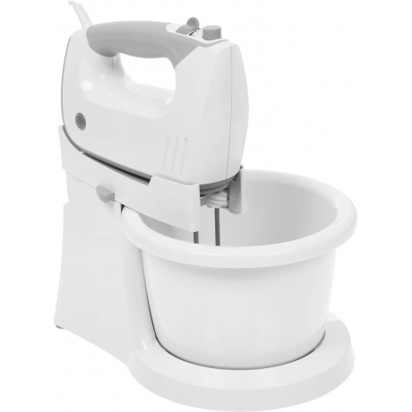 Миксер Bosch MFQ36460S с чашей, 450Вт белый/серый - фото 4
