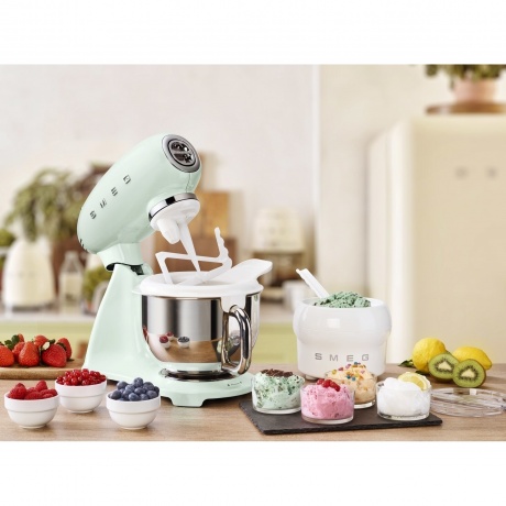 Миксер планетарный Smeg SMF03PGEU пастельный зеленый - фото 8