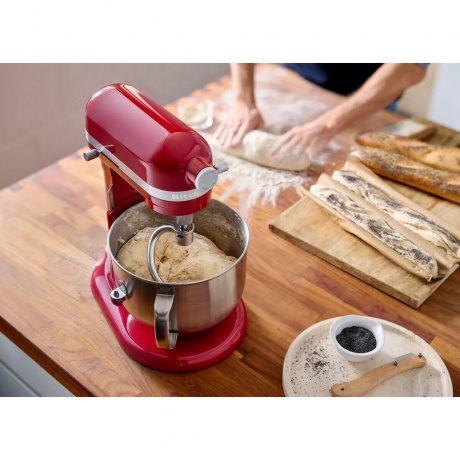 Миксер планетарный KitchenAid Artisan 5KSM70SHXEER красный - фото 7