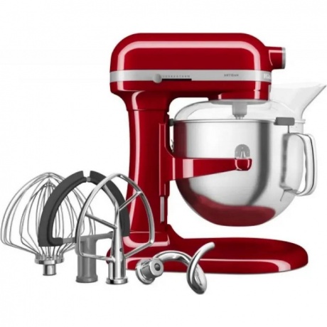 Миксер планетарный KitchenAid Artisan 5KSM70SHXECA красный - фото 6