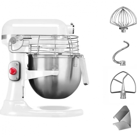 Миксер планетарный KitchenAid 5KSM7990XEWH белый - фото 20
