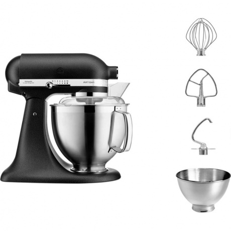 Миксер планетарный KitchenAid Artisan 5KSM185PSEBK чугун - фото 3