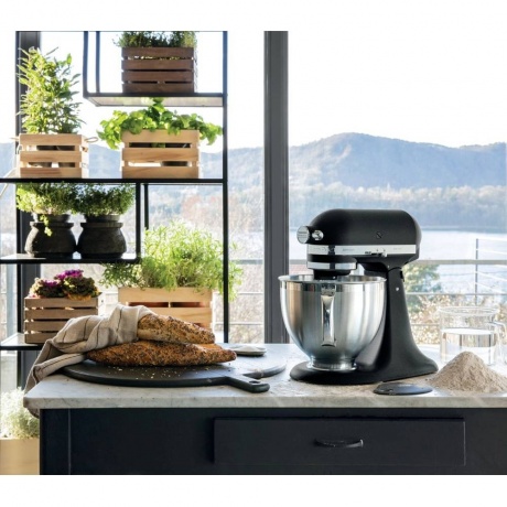 Миксер планетарный KitchenAid Artisan 5KSM185PSEBK чугун - фото 4