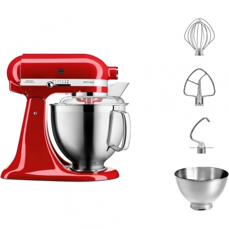 Миксер планетарный KitchenAid Artisan 5KSM185PSEER красный - фото 3
