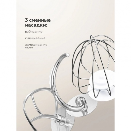 Миксер планетарный BQ MX640 Чёрный - фото 9