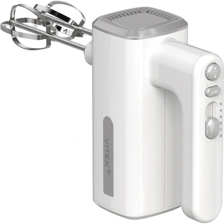 Миксер ручной Vitek VT-HM5005 800Вт белый/серебристый
