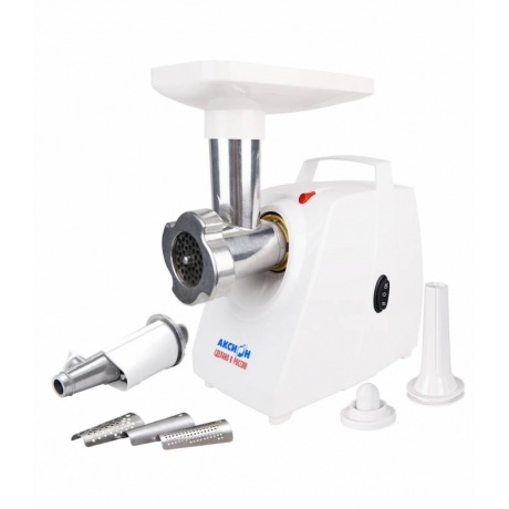 Мясорубка Аксион М 33.04 1500Вт белый - фото 1