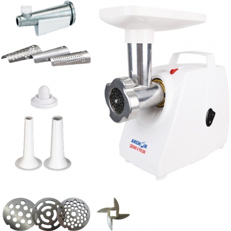 Мясорубка Аксион М 34.04 1500Вт белый - фото 2