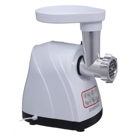 Мясорубка Starwind SMG2481 1800Вт белый/черный - фото 3
