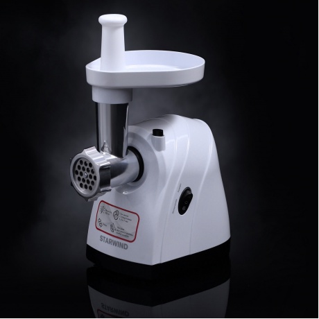 Мясорубка Starwind SMG2481 1800Вт белый/черный - фото 21