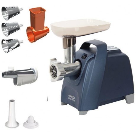 Мясорубка Аксион М 62.02 темно-синий - фото 2